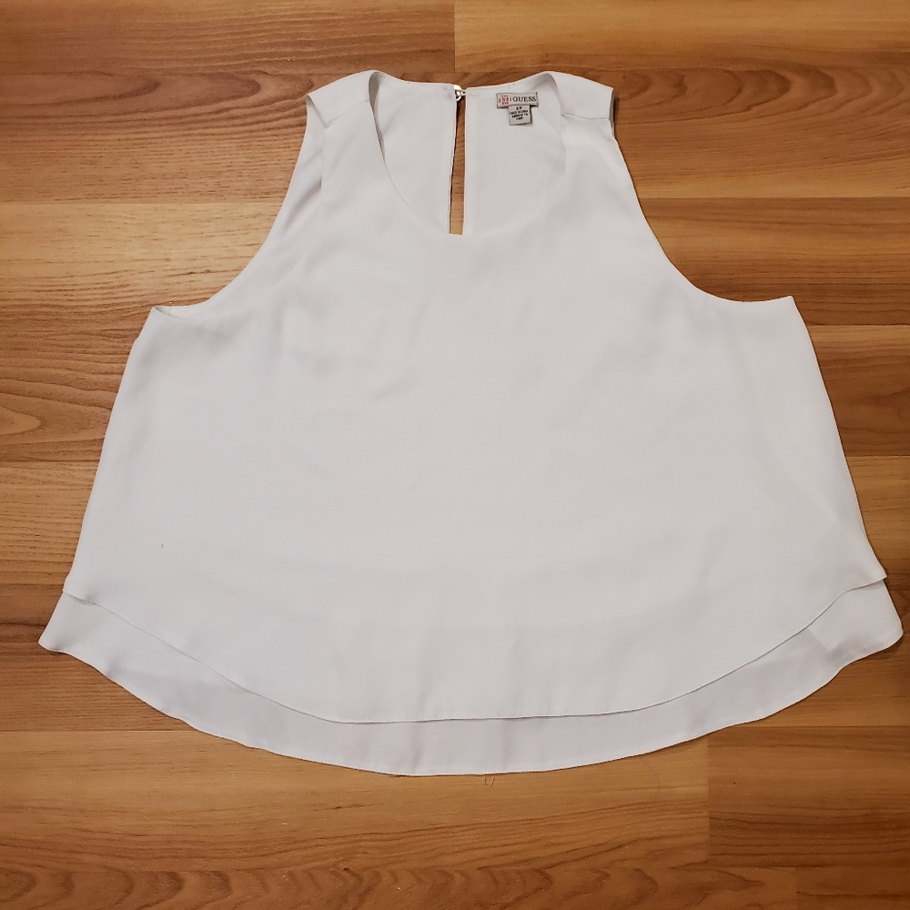 Bundle 2/$10 I Guess White Crop Top